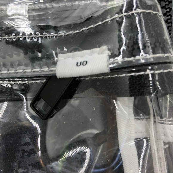 Urban Outfitters Clear Vinyl Full Size Backpack - Picture 5 of 6